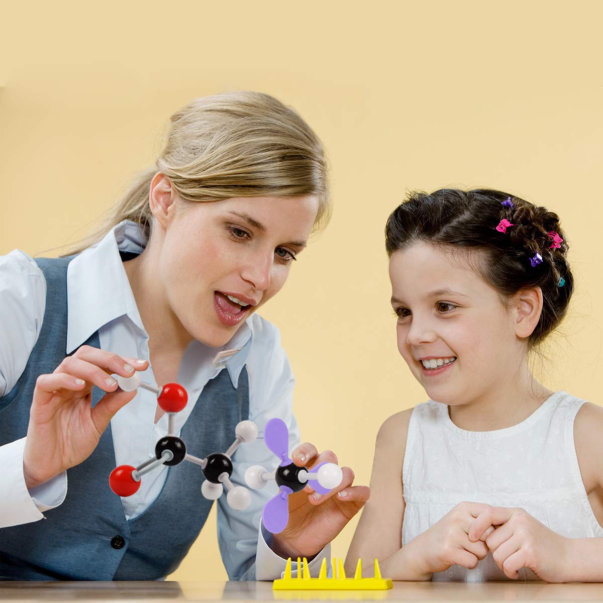 Armyte durable plastic atom pieces endure long classroom use.