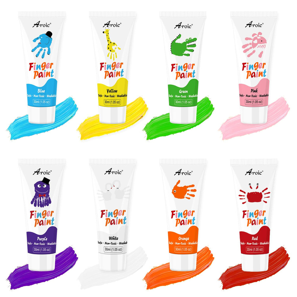 AROIC multi-functional brushes help kids create fine details.
