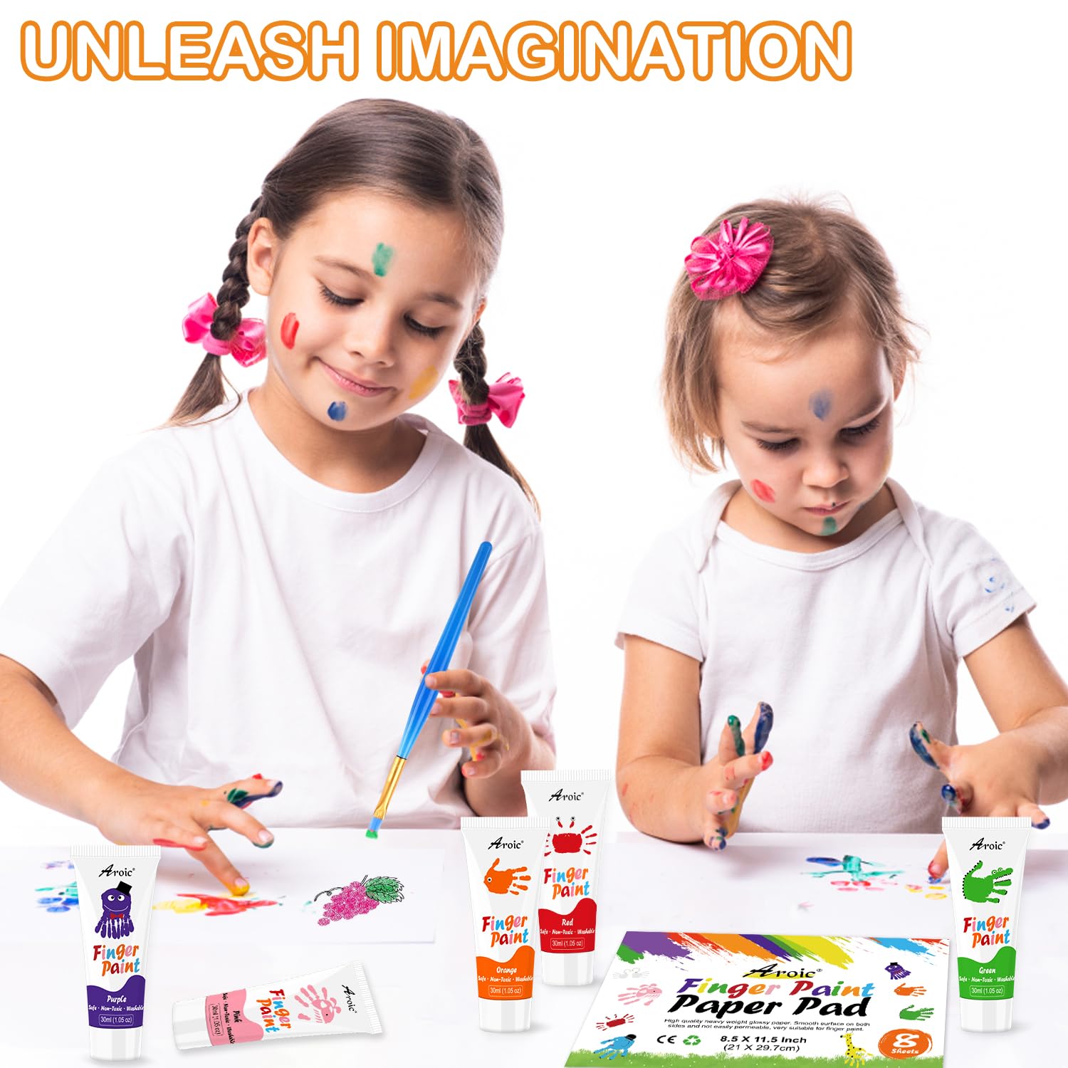 AROIC compact storage box keeps kid art supplies organized.