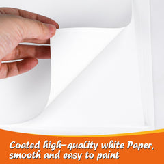 AROIC non-absorbent surface allows smooth color spread.