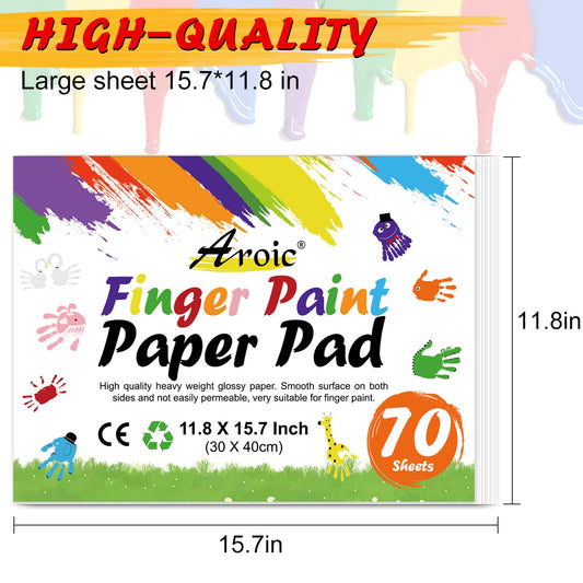 AROIC 11.8 x 15.7 inch paper—ideal size for budding artists at home.