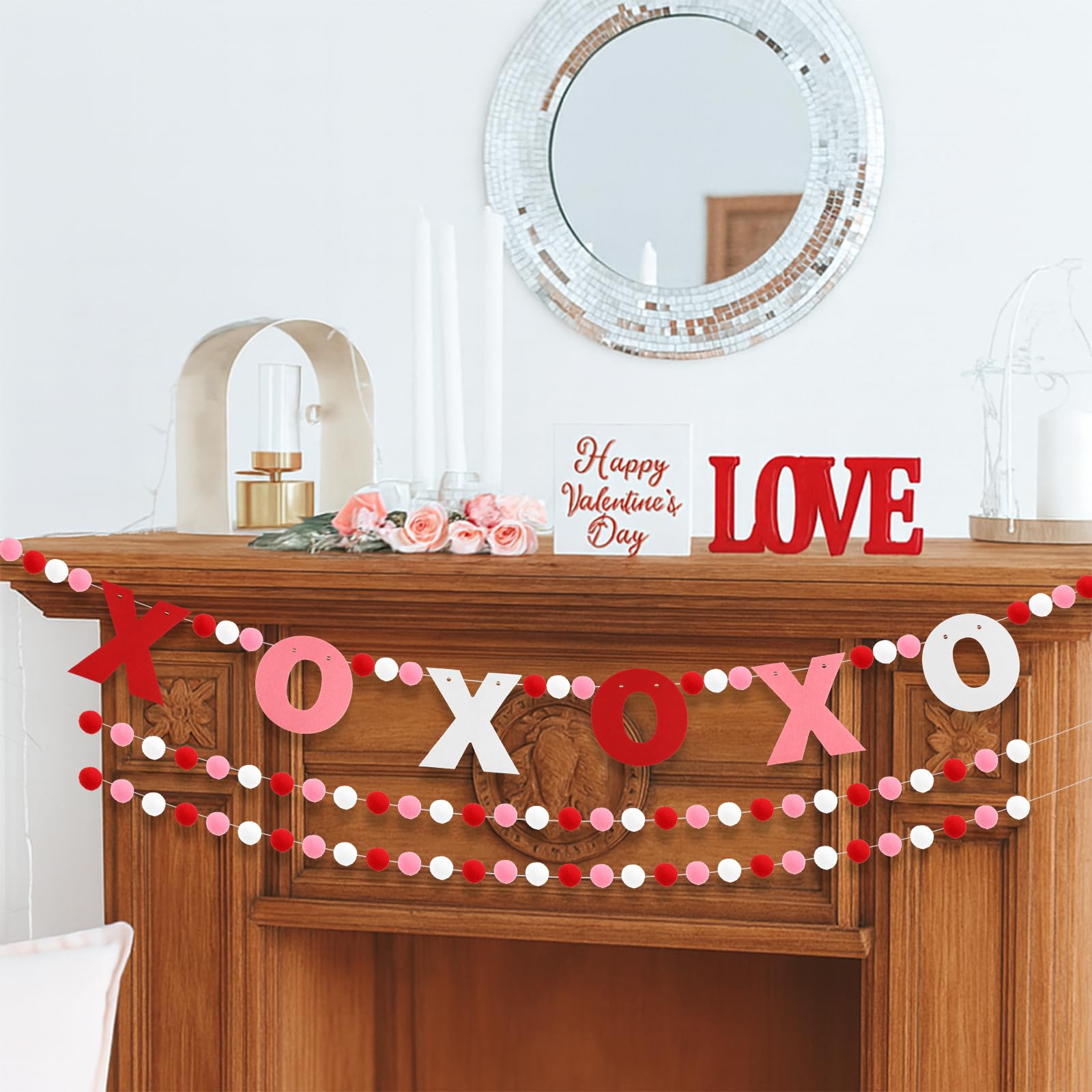 Arosche dessert table garland adds charming detail to treats