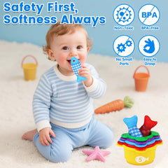 Arovan play mat doubles as a storage bag for easy cleanup.