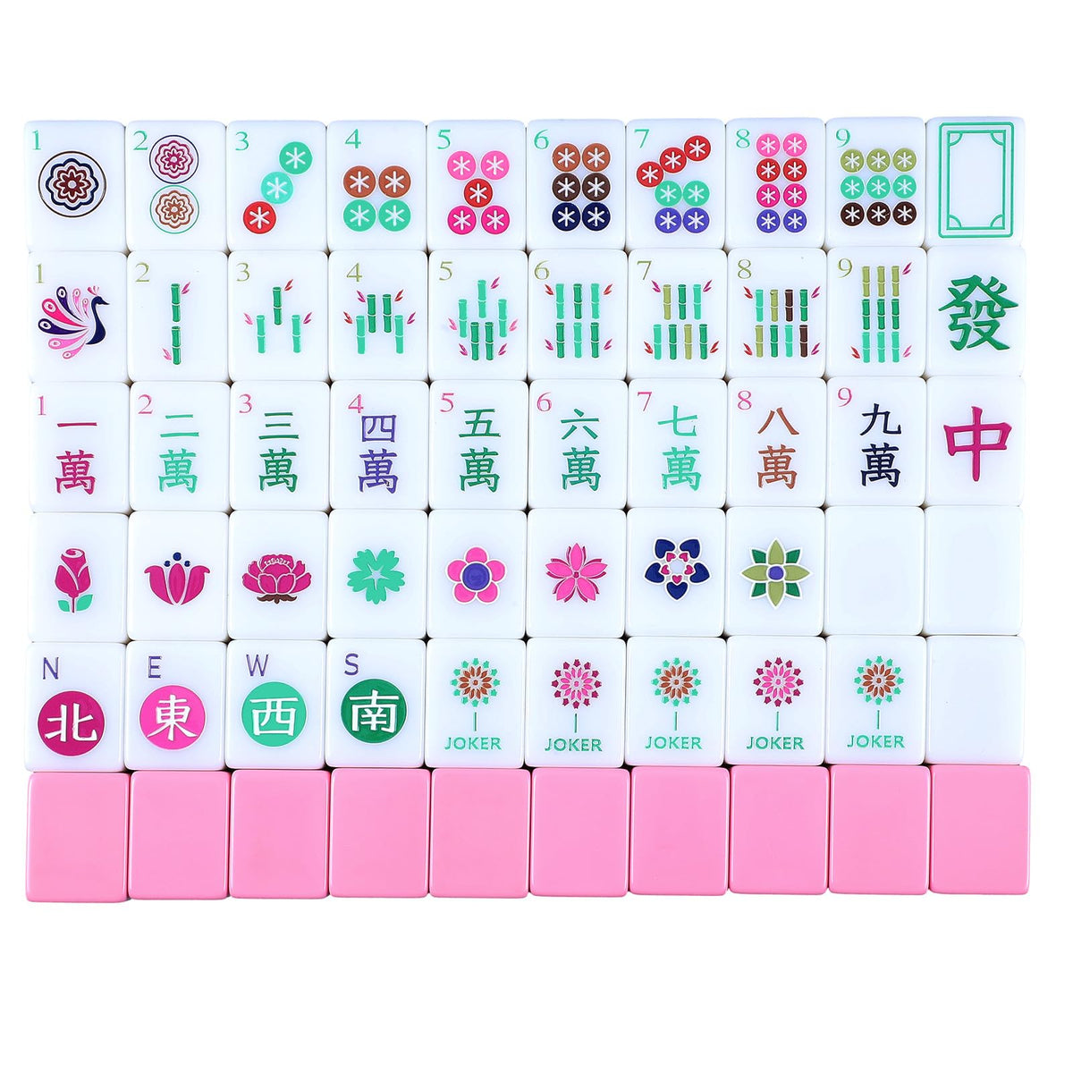 Arrowbash American Mahjong tiles collection shows the complete 160-tile set for immediate play
