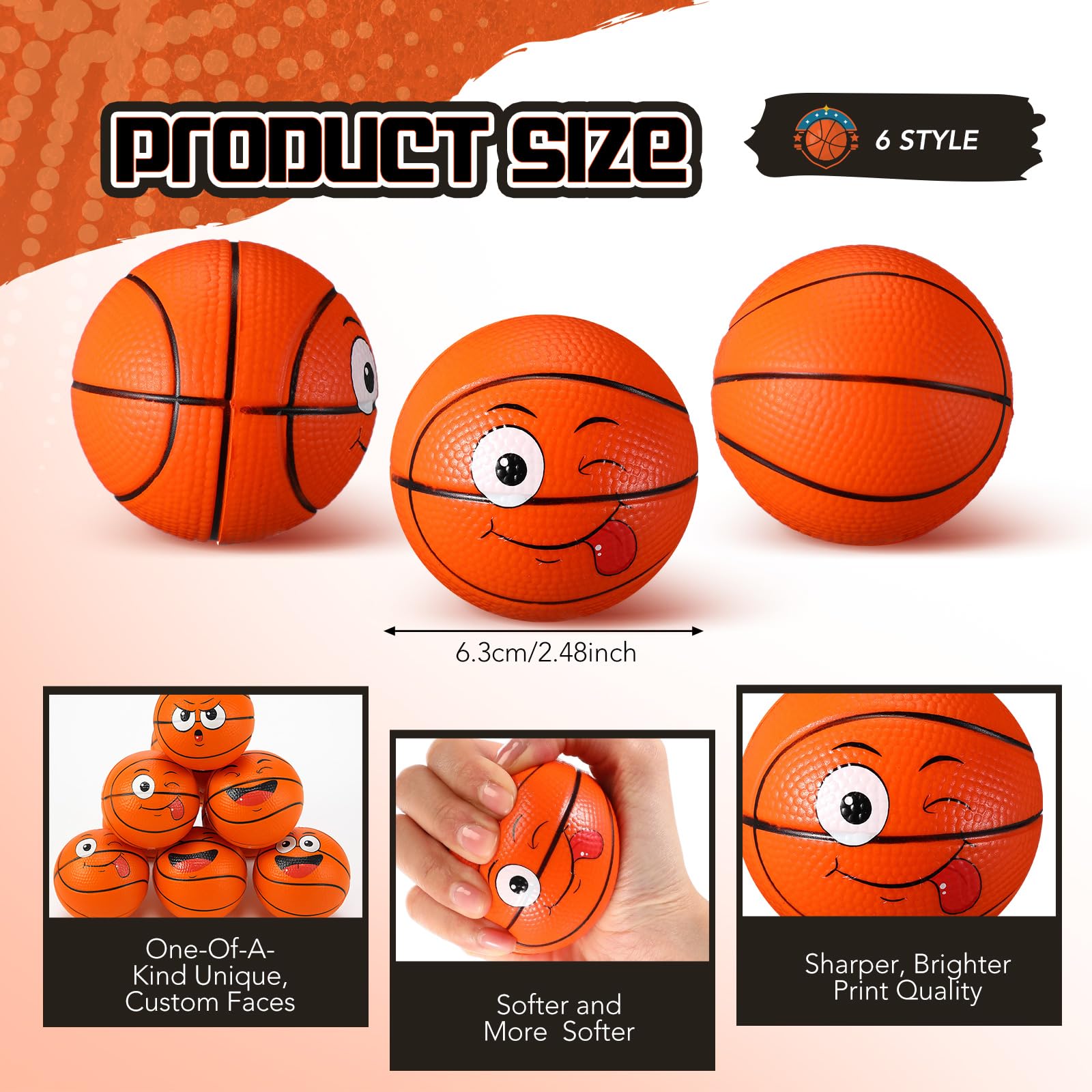 Arrowbash stress ball with a silly face to spark creativity during work or study.