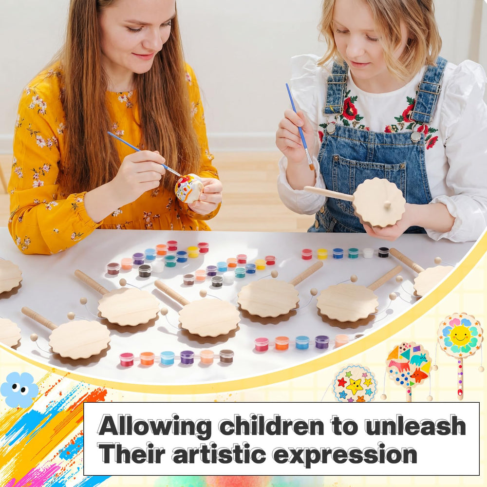 Arrowbash durable wooden rattles offer long-lasting craft fun and reliable use.