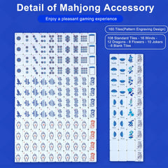 Arrowbash melamine scratch-resistant mahjong tiles maintain clear faces