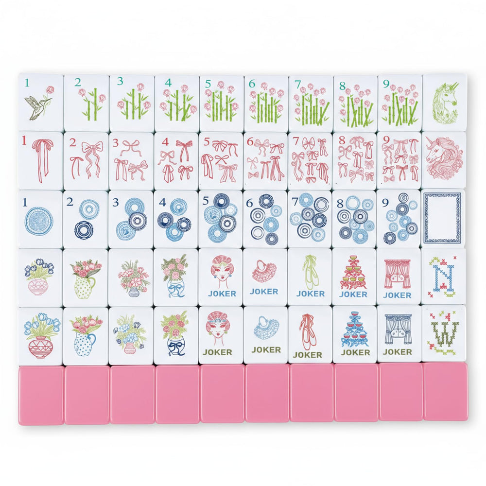 Arrowbash mini mahjong tiles front patterns showcase vibrant designs for engaging gameplay.