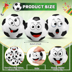 Arrowbash mini soccer stress ball face-02, compact size for on-the-go squeezes