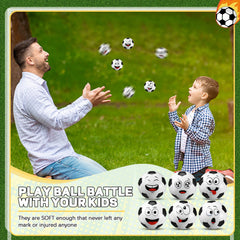 Arrowbash mini soccer stress ball face-03, soft PU foam for calm focus and dexterity