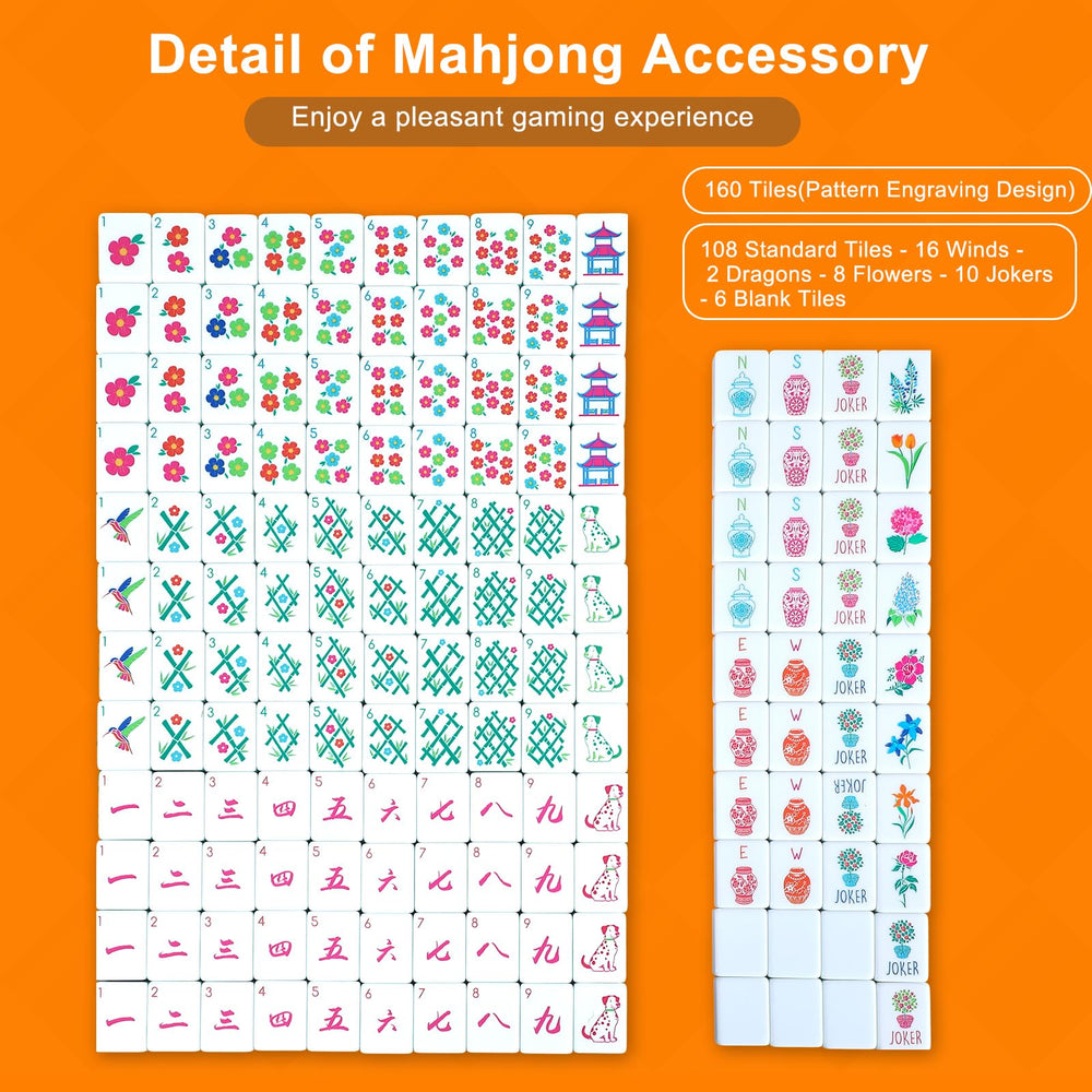 Arrowbash orange-backed tiles highlight bold color for quick identification during play.