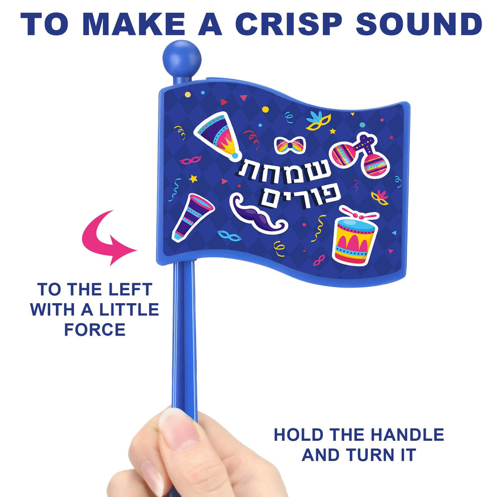 Arrowbash Purim Gragger red version energizes gatherings with sound.