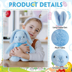 Arrowbash soft PP cotton bunny plush with gentle fur for bedtime companions.