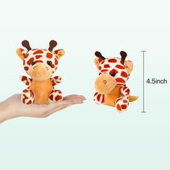 Arrozon mini plush tiger 4.5-inch cuddly friend for party favors
