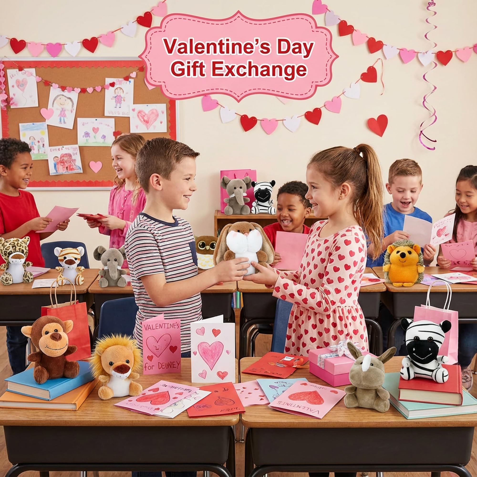 Arrozon mini plush zebra 4.5-inch ideal for classroom rewards
