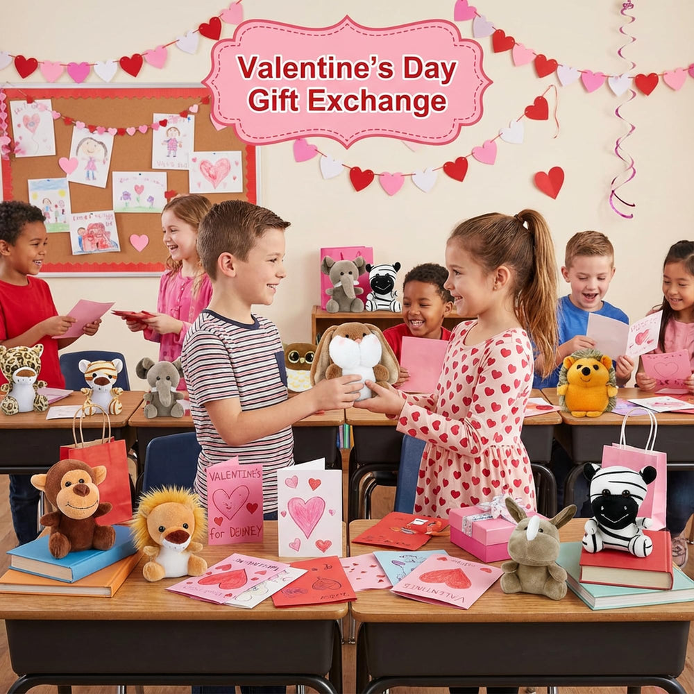 Arrozon mini plush zebra 4.5-inch ideal for classroom rewards