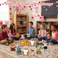 Arrozon soft plush fabric 4-inch animals for gentle snuggles and cozy travel companions.