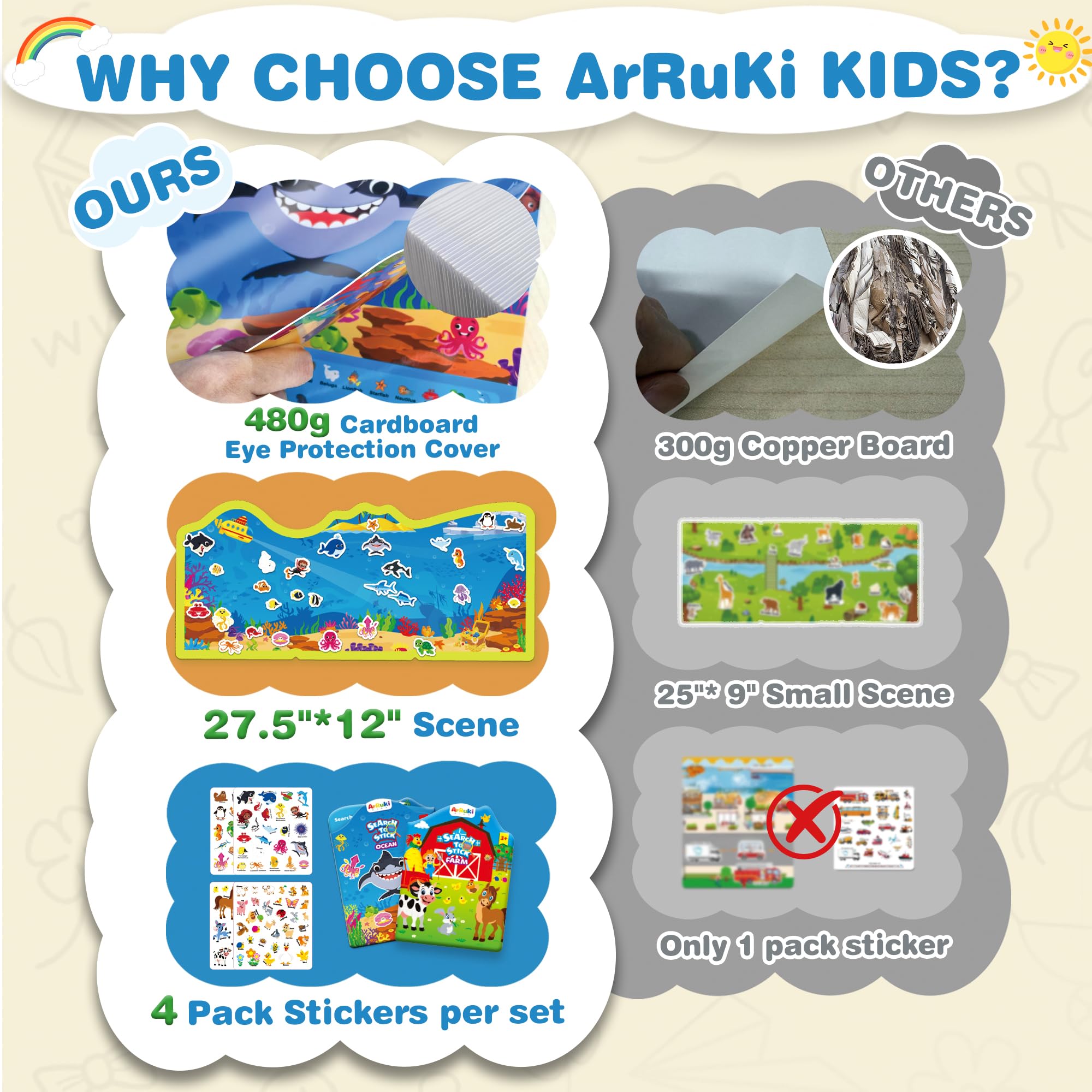 Arruki Kids portable travel pouch for easy on-the-go storage.