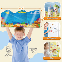 Arruki Kids sticker book with rounded corners for safety.