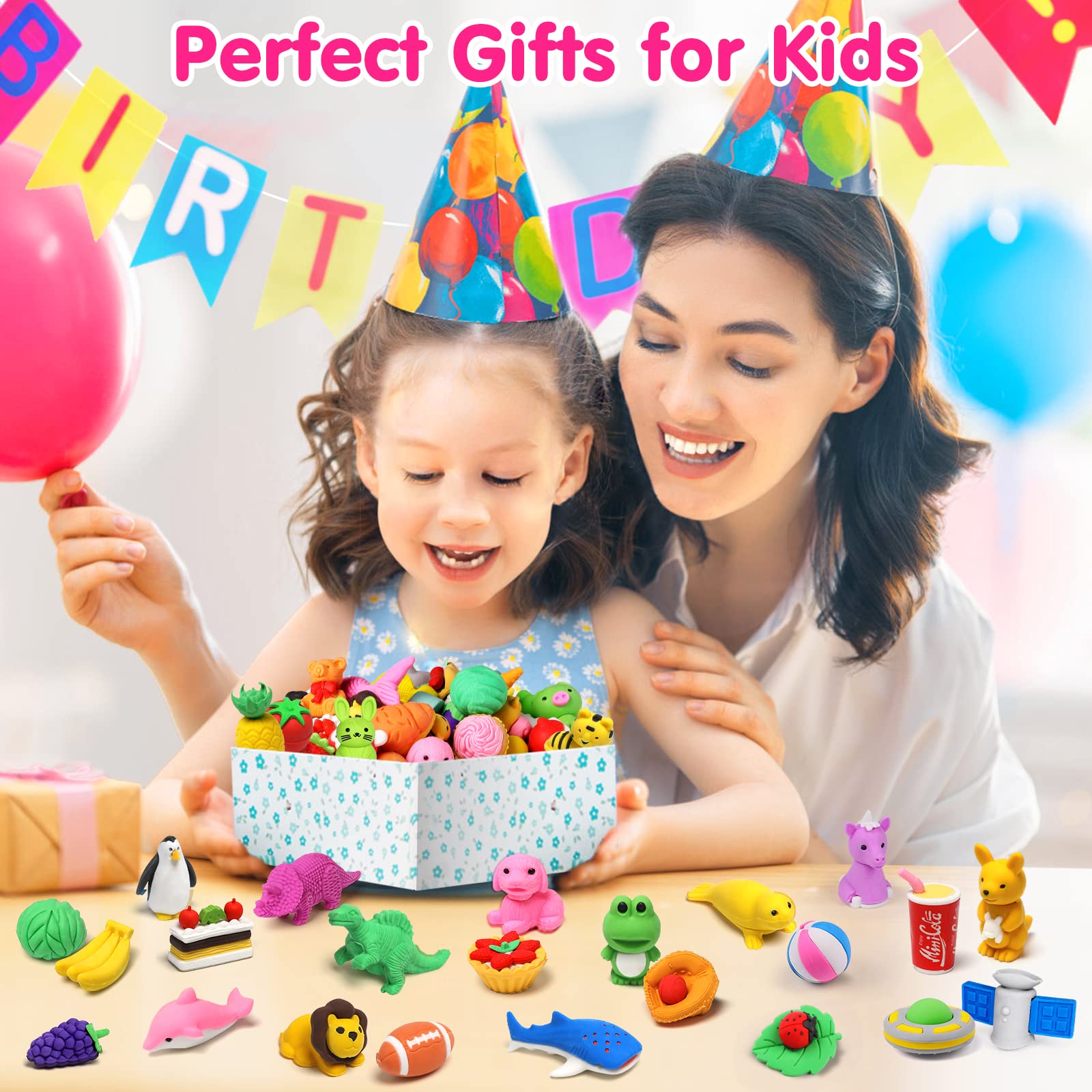 Arscniek advent calendar erasers offer a playful countdown activity.