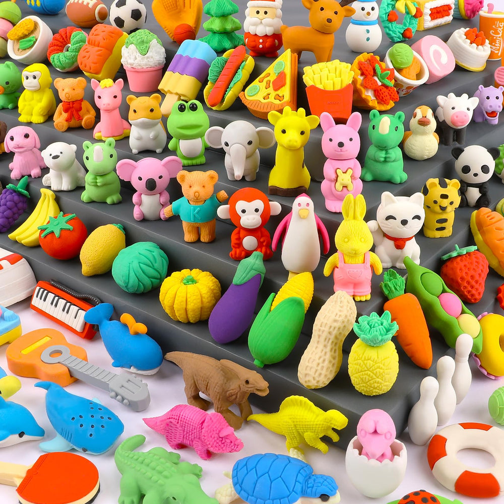 Arscniek panda take-apart animal eraser for classroom prizes and color recognition.