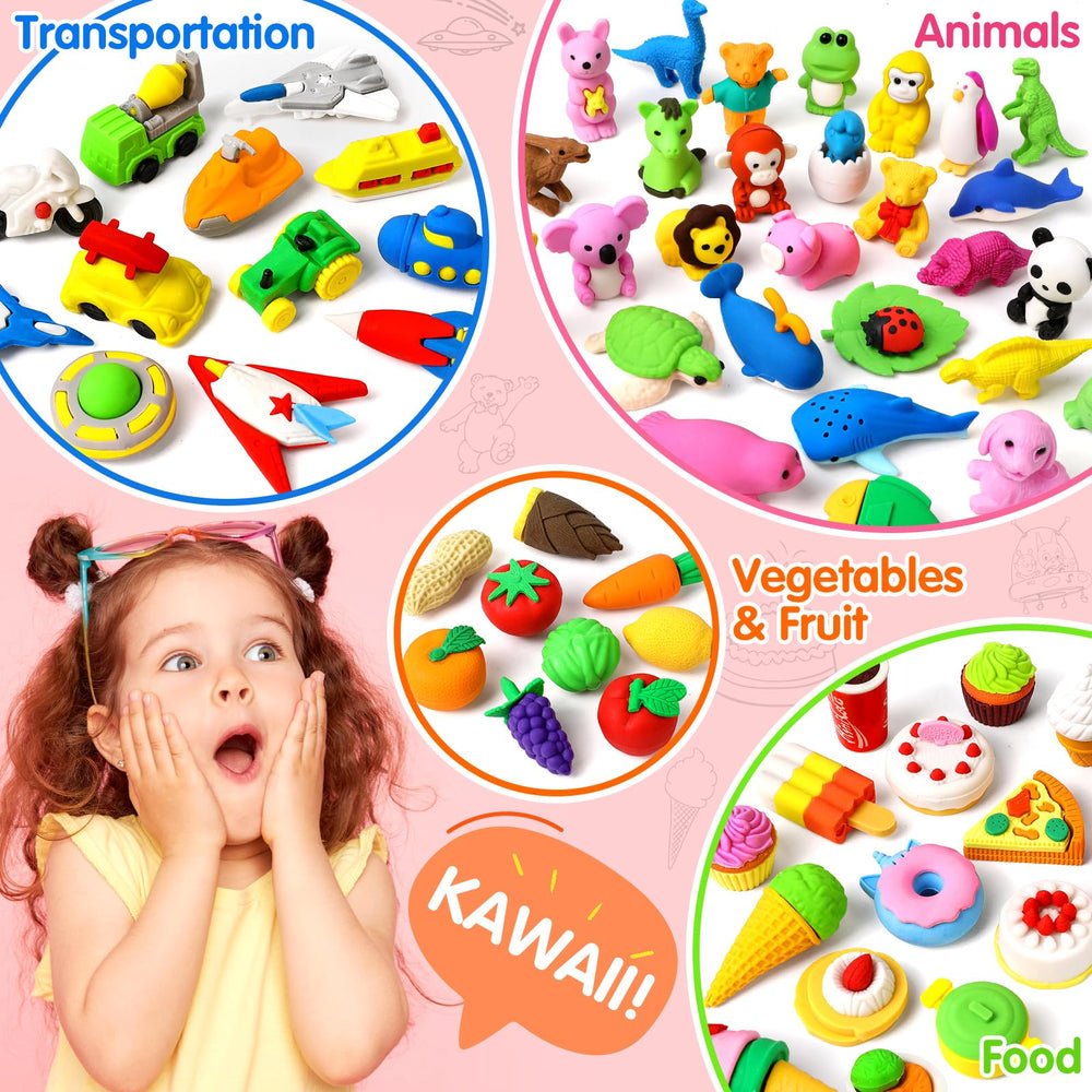 Arscniek cupcake eraser turns learning into a puzzle-filled activity.