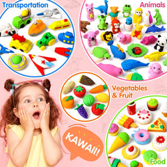 Arscniek cupcake eraser turns learning into a puzzle-filled activity.