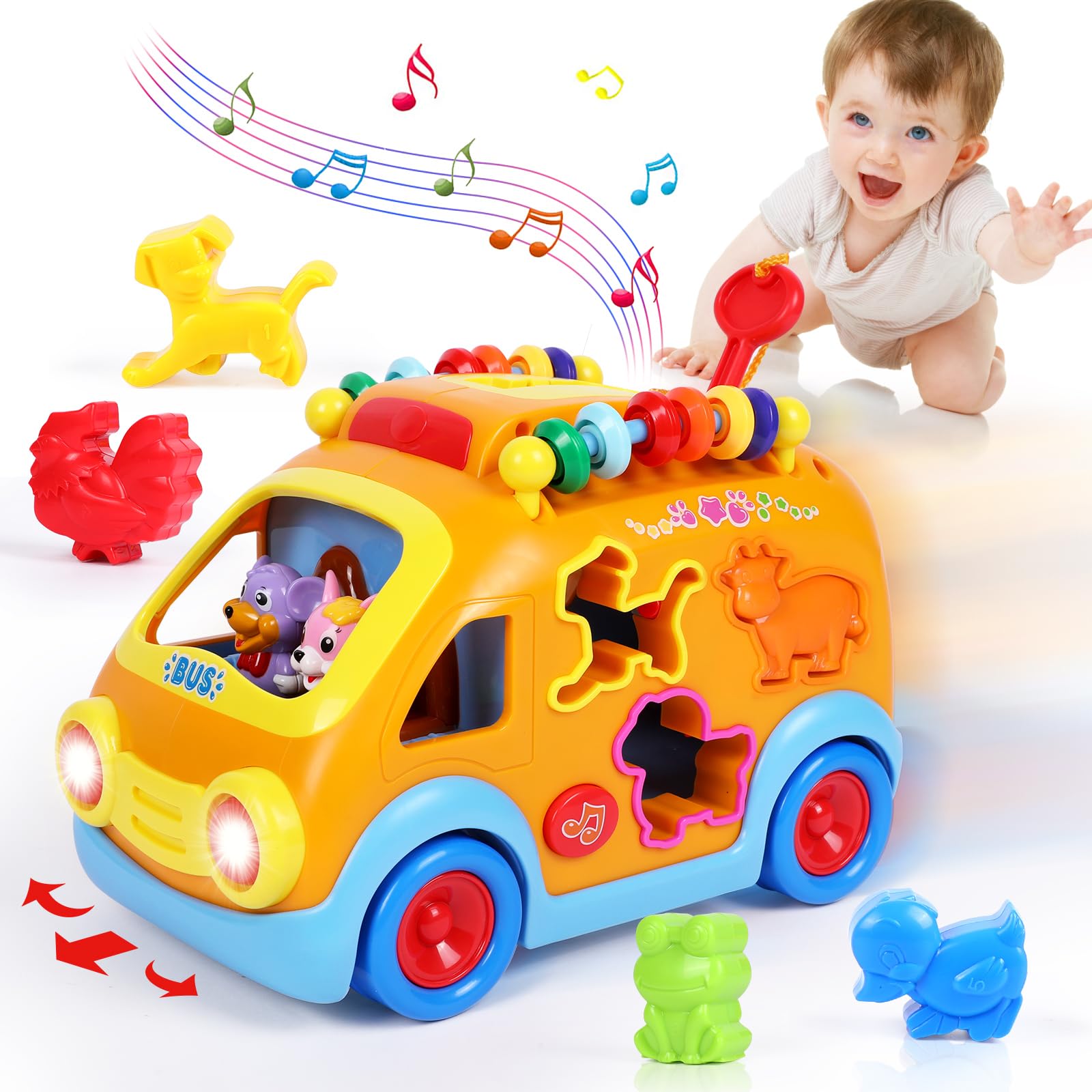arscniek toy cars bus front view fosters imaginative play with engaging visuals