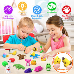 Arscniek car take-apart eraser ideal for desk pets and classroom prizes