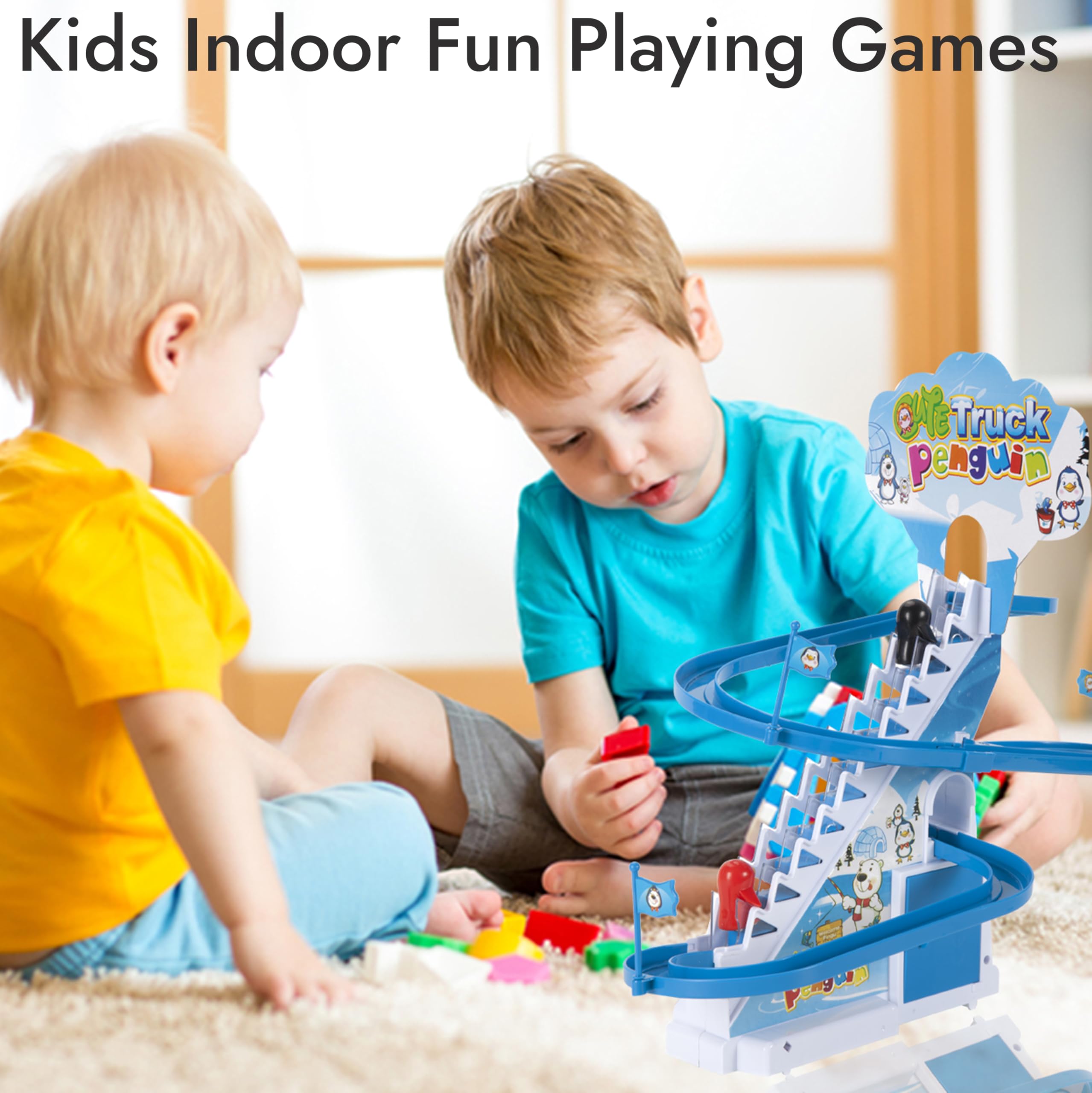 ARSUK Penguin Race Assembly easy setup for quick, mess-free play.