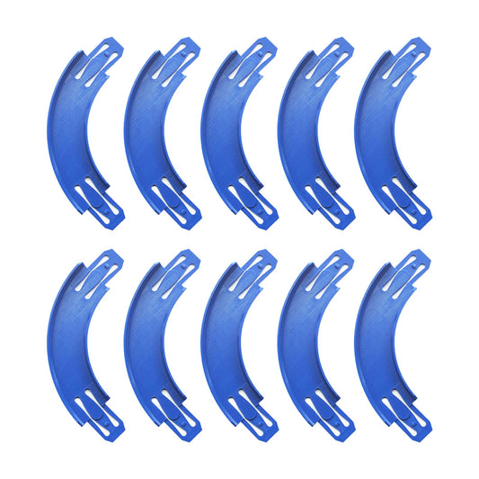 ARSUNOVO blue 90-degree banked turn connectors for smooth, stable track transitions.