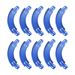 ARSUNOVO blue 90-degree banked turn connectors for smooth, stable track transitions.