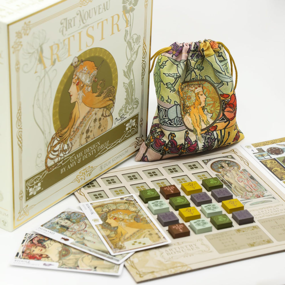 ART NOUVEAU ARTISTRY inspiration journal and tools spark creative mood during sessions.