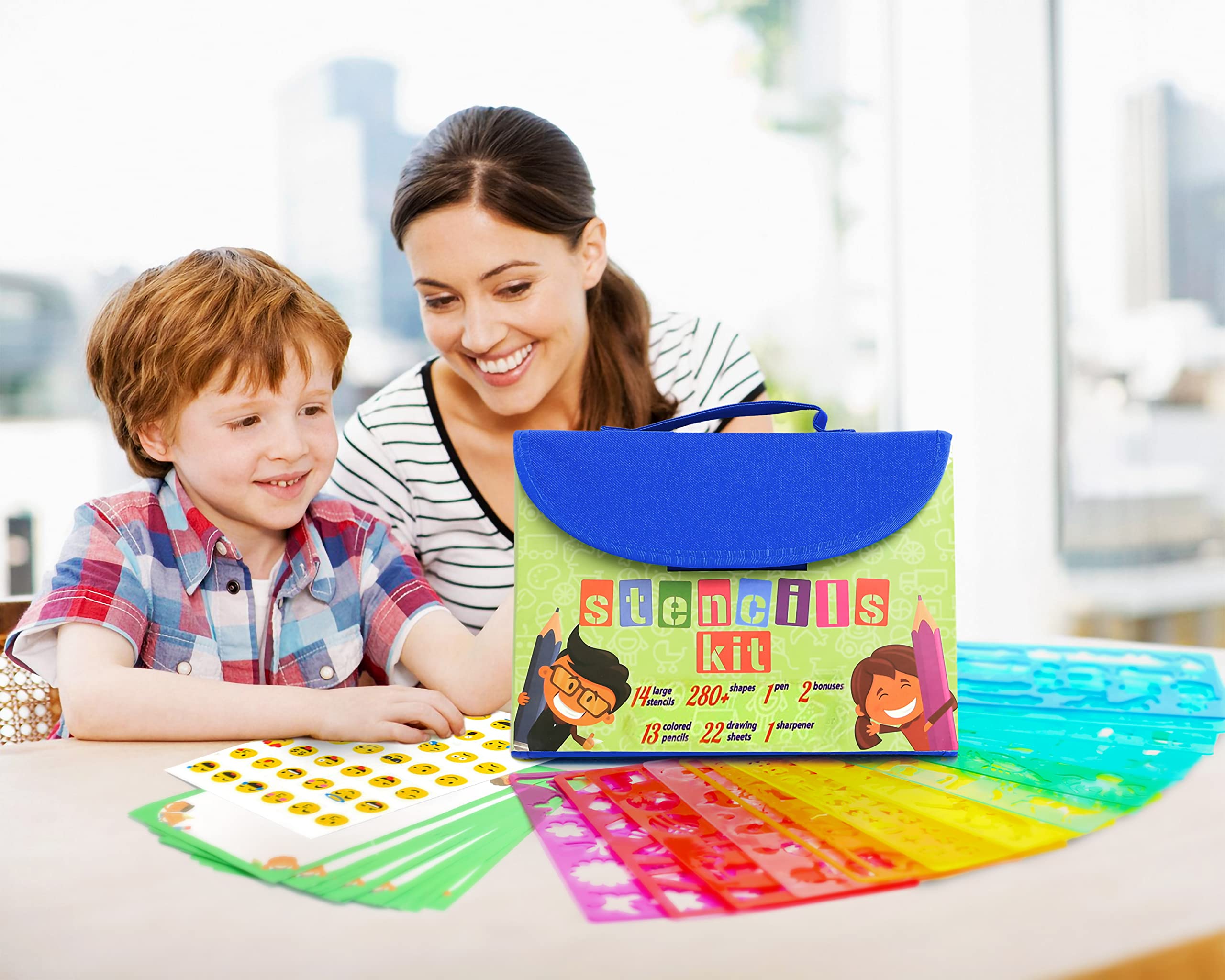 Art with smile durable, washable stencils built for years of use.