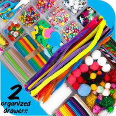 Feathers and sequins from Art with Smile add texture to art projects