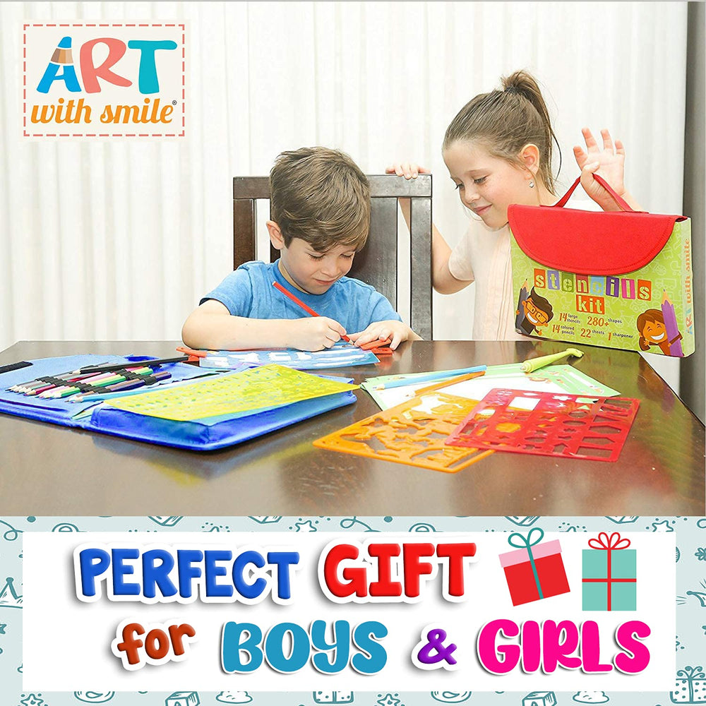 Art with smile travel art activity kit perfect for car trips.