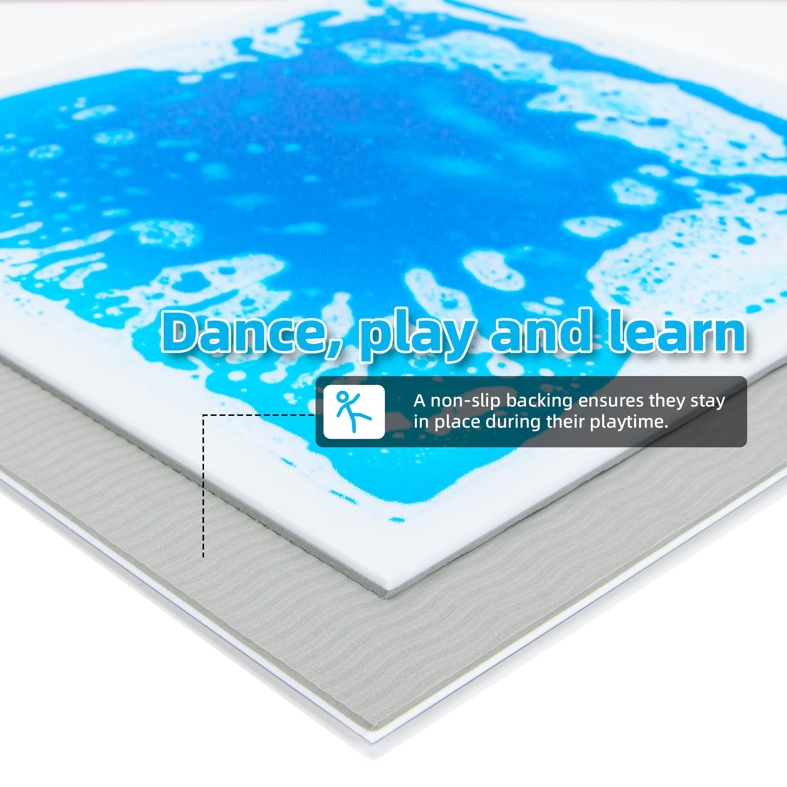 Art3d easy-clean surface for quick maintenance after play.
