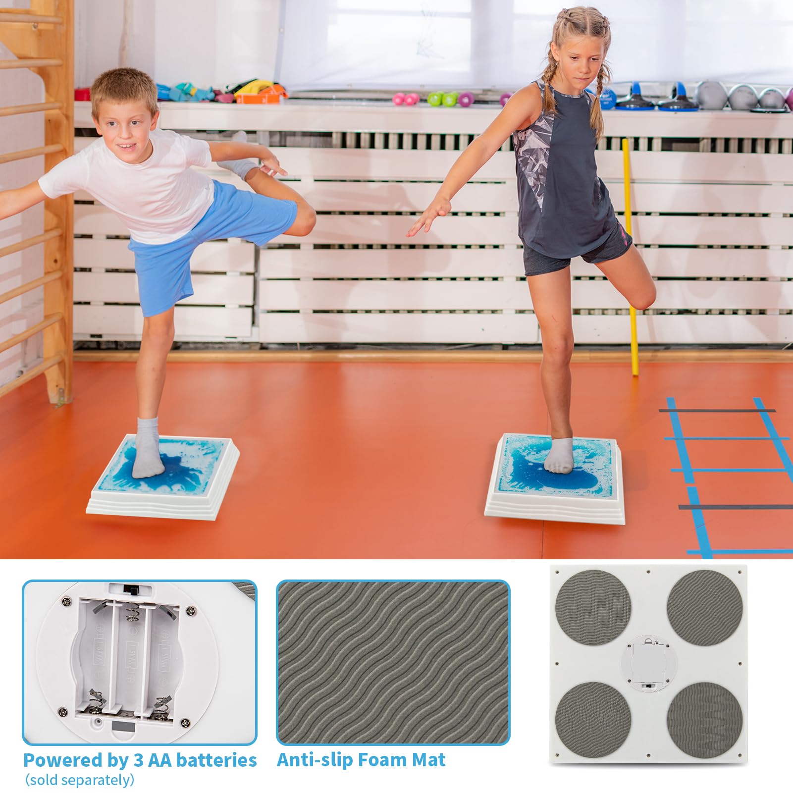 Art3d durable tile supports adult weight for family settings.