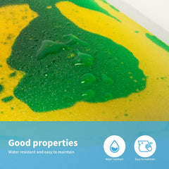 Art3d triangle liquid sensory tile ideal for classrooms and dance floors.
