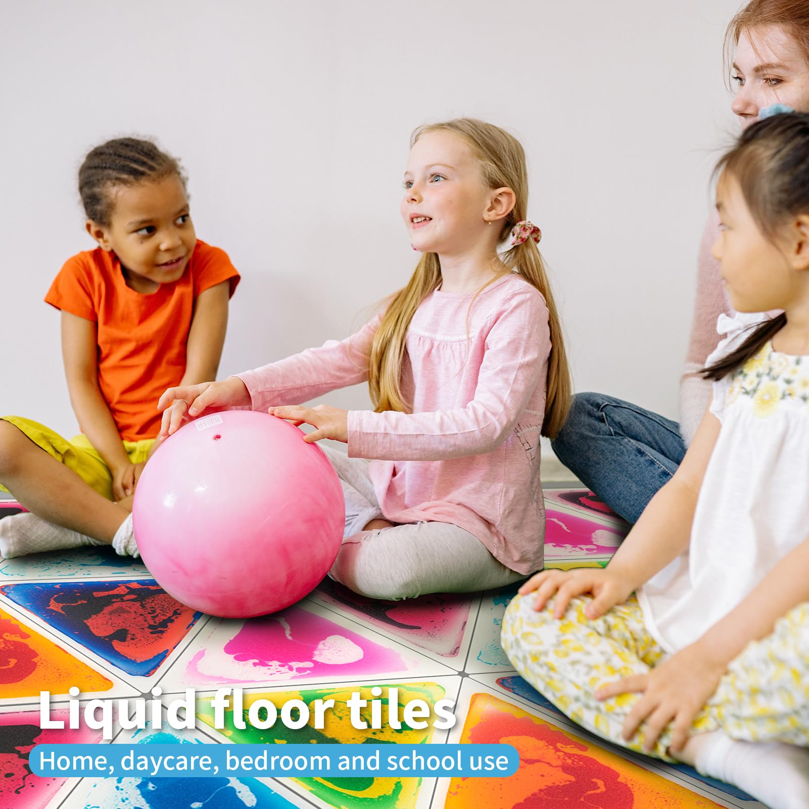 Art3d triangle liquid sensory tile easy placement for flexible room layouts.
