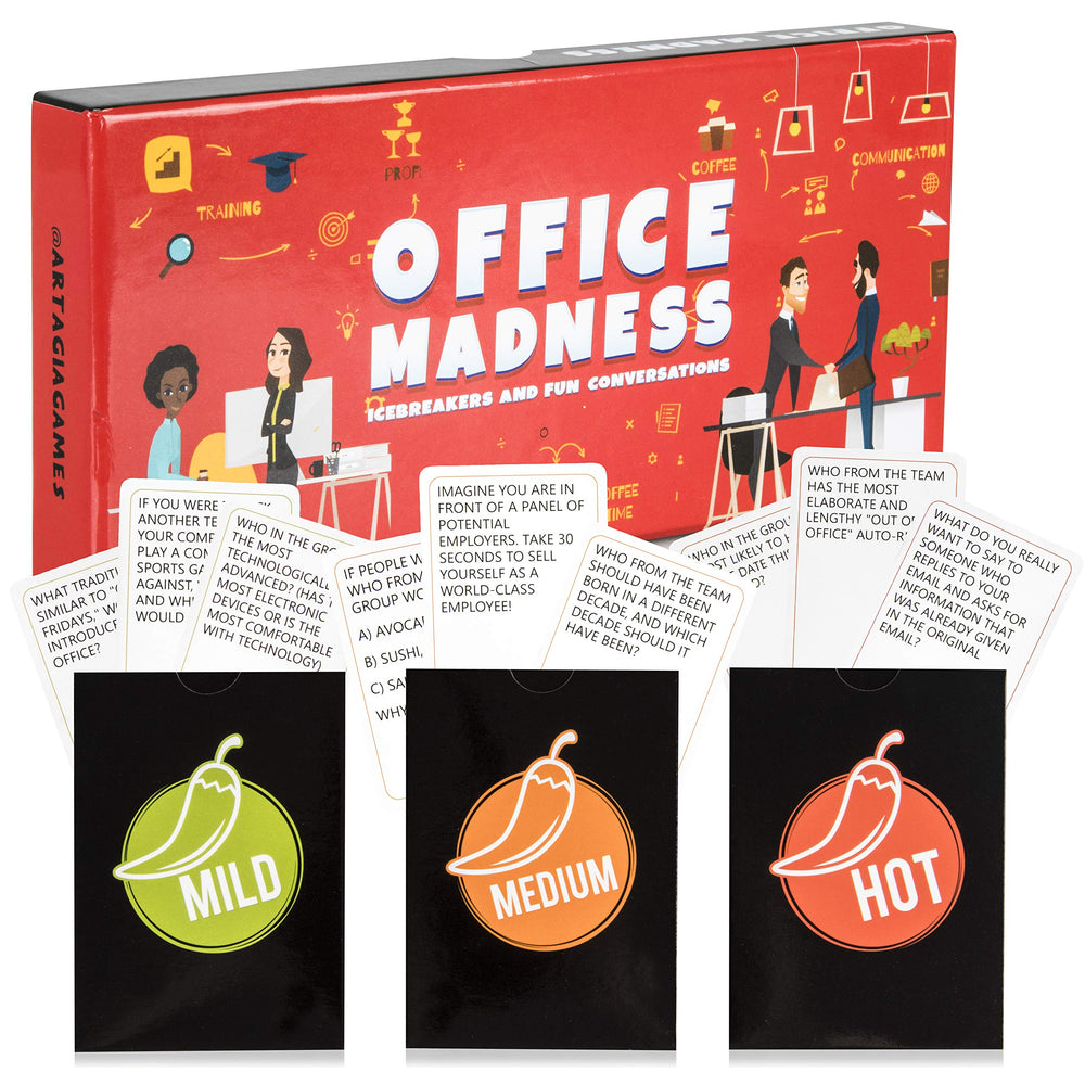 ARTAGIA Office Madness mild deck promotes light, inclusive conversations