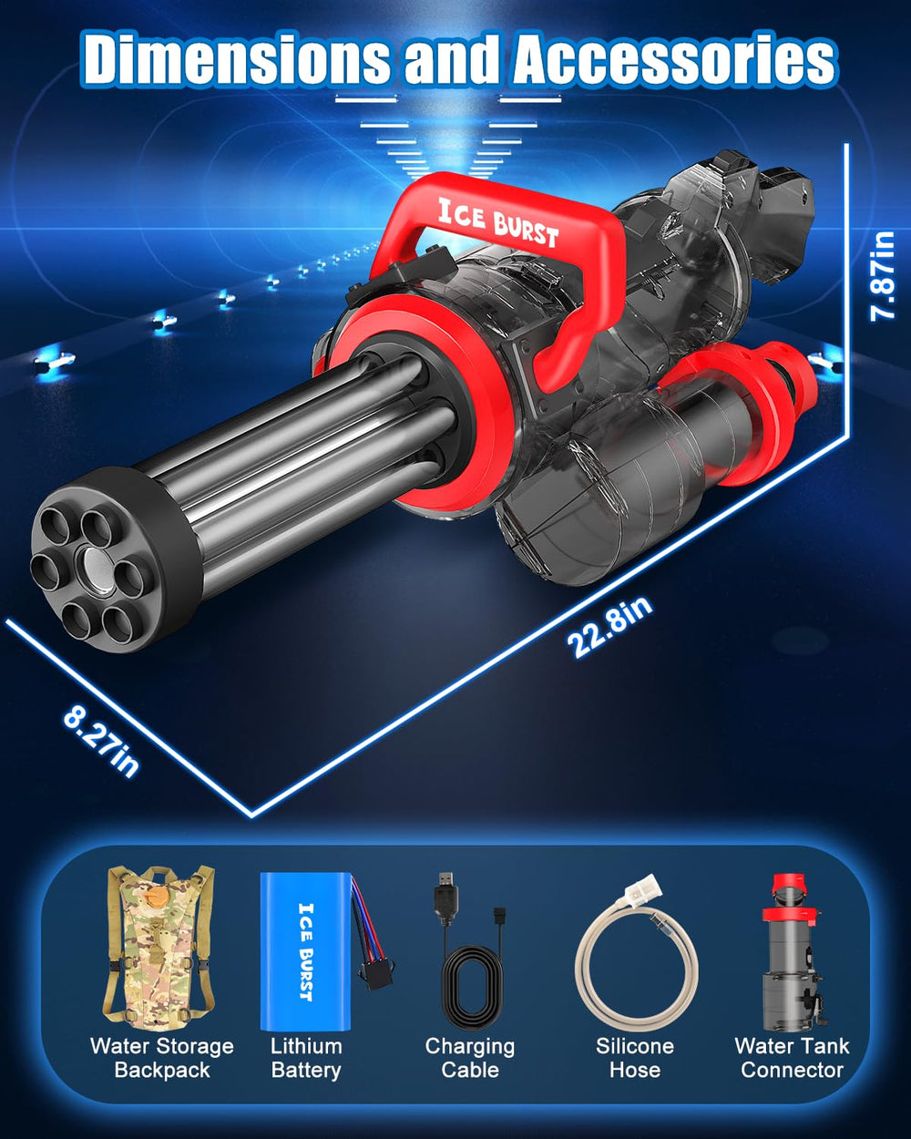 Artcool transparent ABS body offers durability and easy inspection.
