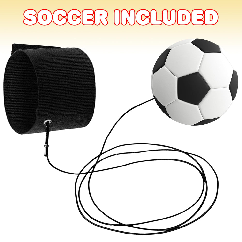 ArtCreativity wrist soccer ball with adjustable wristband for safe play