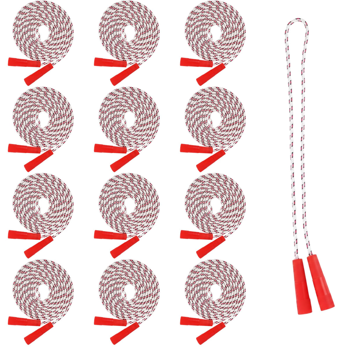 ArtCreativity 84-inch nylon jump rope pack in bright colors for kids