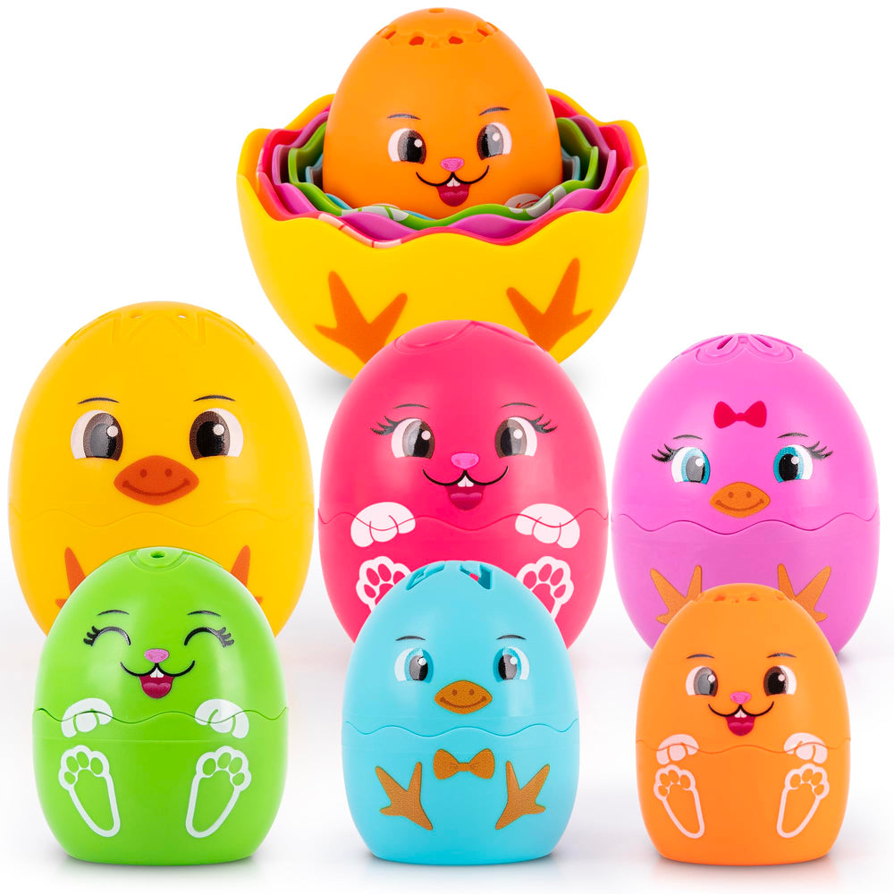 ArtCreativity bath time playset supports nest and store practice after use.