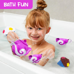 ArtCreativity gift box bath toy tea set makes a charming present.