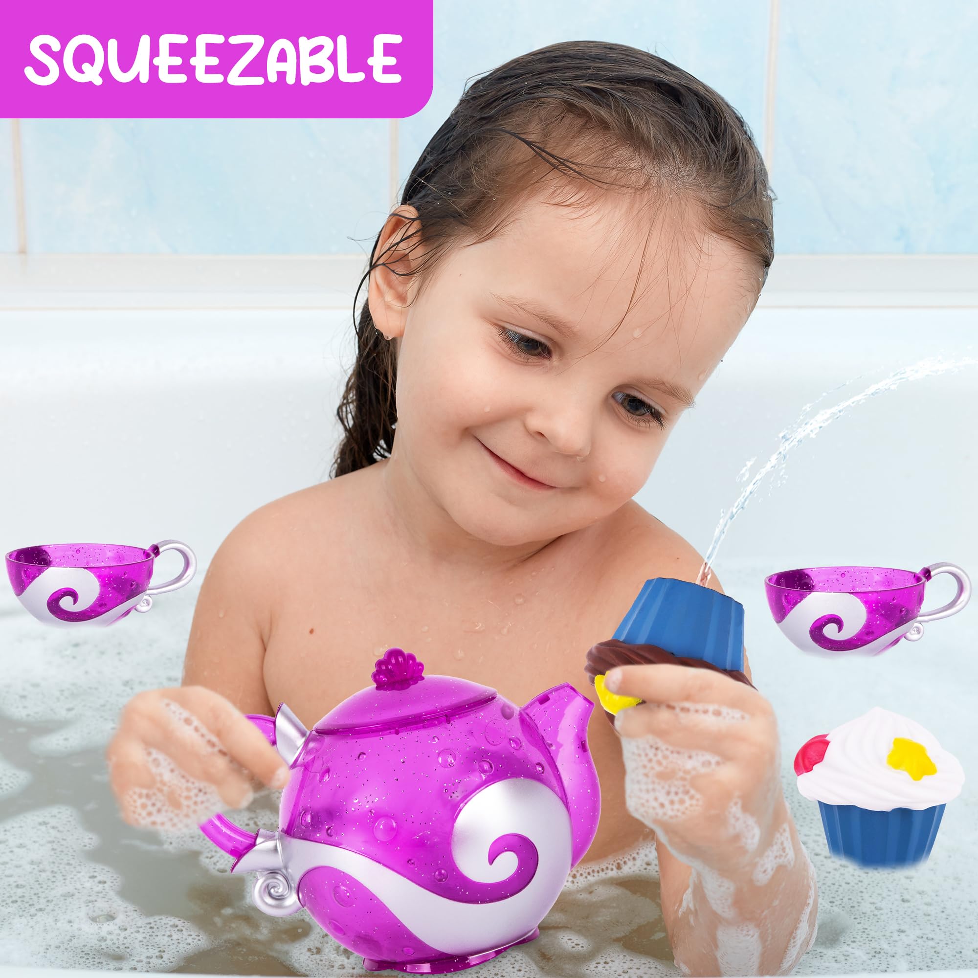 ArtCreativity complete bath tea set offering versatile entertainment.