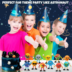 ArtCreativity Bendable Planets Moon toy inspires lunar themed storytelling and fine motor play