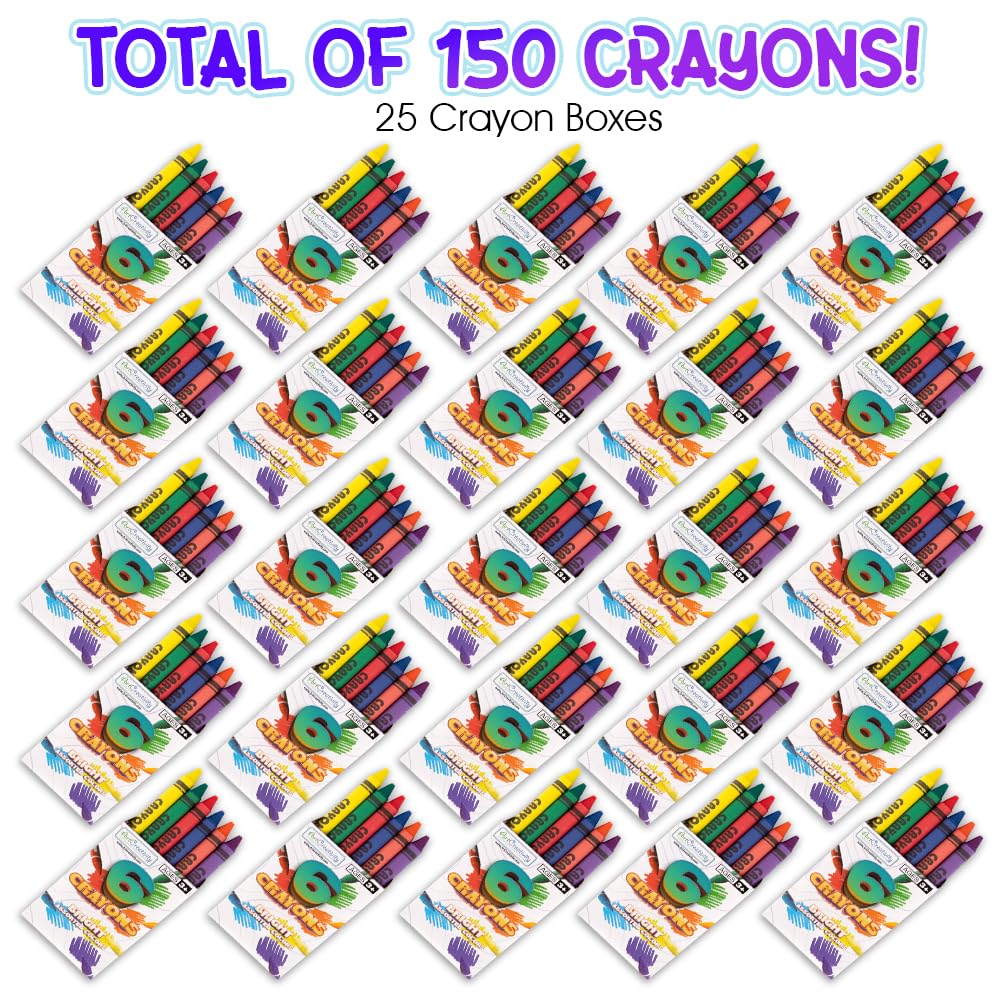 ArtCreativity bright colors in each crayon box for creative drawing sessions