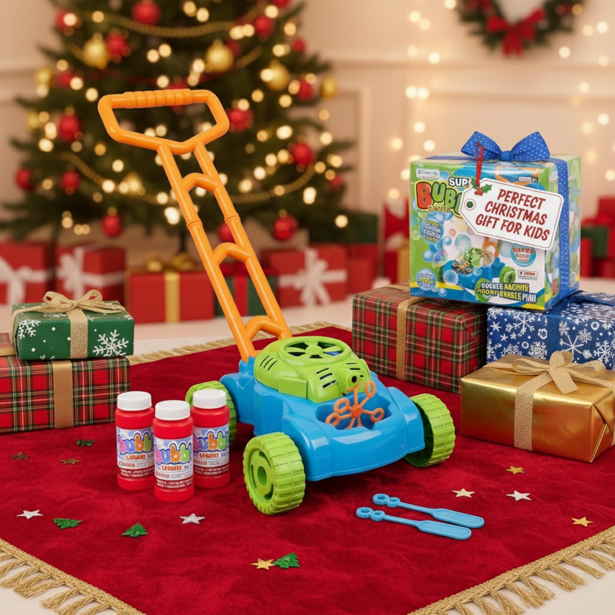 ArtCreativity bubble lawn mower child using bubble blower for imaginative fun